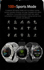 GPS Smart Watch for Men 2G ROM GPS Offline Maps Waterproof Swim Hiking Fitness Tracker Sleep SpO2 Rugged Durable Smartwatch GPS