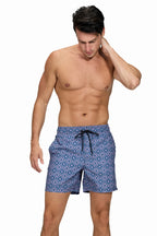 DATIFER Men's Sports Short Beachwear New Style Polyester Printing Fitness Beach Pants Surfing Swimming Trunks Bathing Swimwear