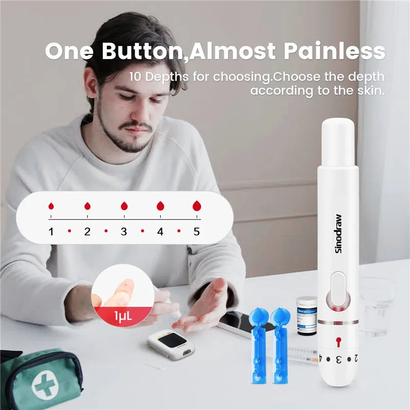 Sinocare Safe AQ pro Ⅰ Blood Glucose Meter Glucometer Kit Diabetes Tester Medical Blood Sugar Meter or Only Test Strips Lancets