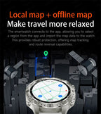 2026New Military T-Rex3 GPS Map Navigation Smart Watch 2GB RAM 1.43-inch AMOLED Screen 30M Waterproof Call Sports Smartwatch Men