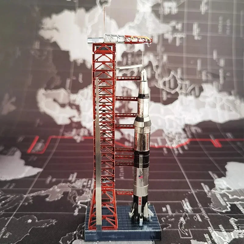 Space Exploration 3D Metal Puzzle Shuttle Hubble Space Telescope Mars Rover Model Toy for Kids Creative Jigsaw Puzzle Gift Toys