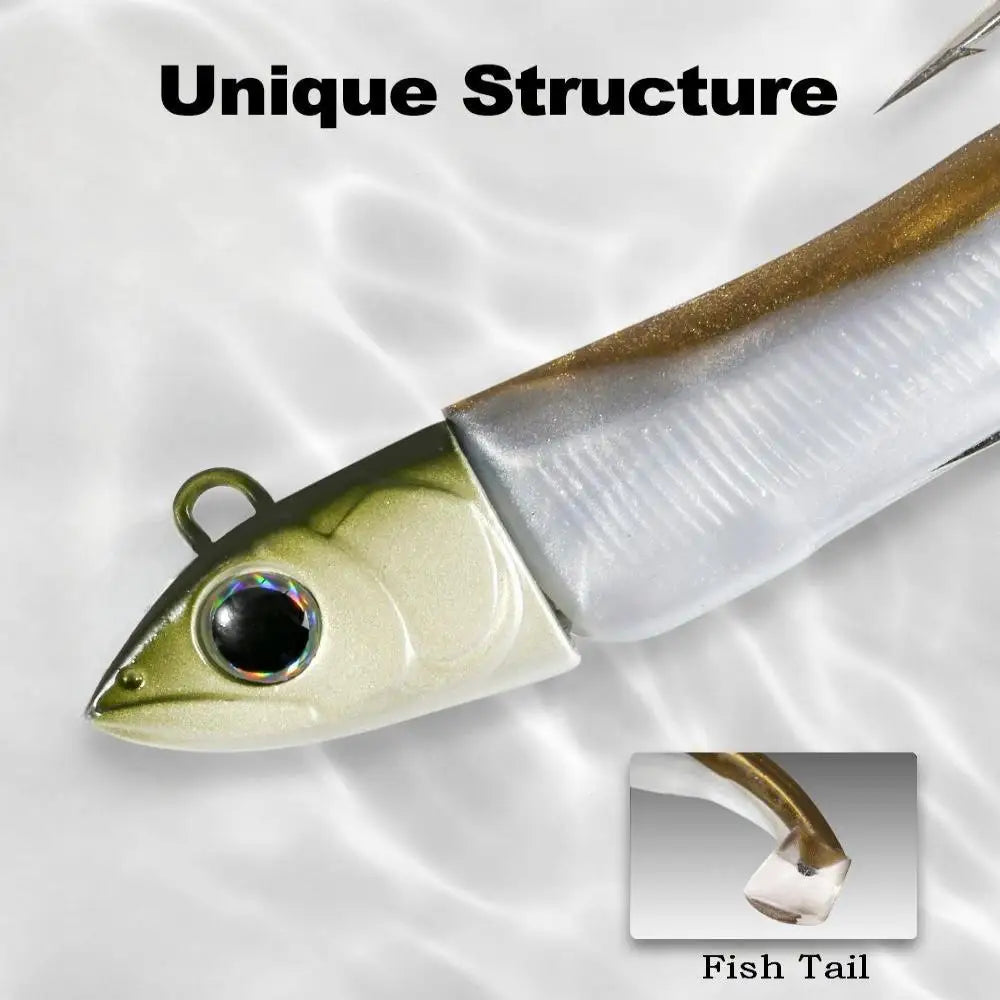 Hunthouse Barre T. Minnow 7g/12g/25g/40g/60g/90g/120g Easy Shiner Soft Fishing Lure Jig Bait Bass Pike Fishing Leurre Souple