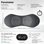 NEW 3-in-1 Back Massager with Relief Bed Sleeping Shiatsu Deep Tissue Portable Shoulder Lower Back Pain Relief Waist Massager