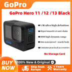 GoPro HERO 11/12/13 Black Action Camera HyperSmooth6.0 5.3k60fps Video 27MP helmet Sport Camera GoPro Hero 11/12/13 Black