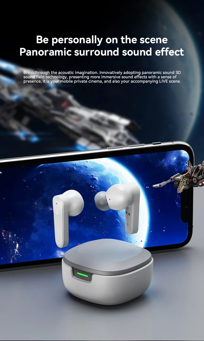 Lenovo AI Intelligent Translation Bluetooth Headset Support Multi-Language Wireless Earphone In-Ear Business Headphones With APP