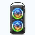 W-KING 80W RMS Party Portable Speakers Bluetooth Wireless Boombox/4 Drivers(2*4.04'' Woofer), Huge 105dB Sound Large Speaker