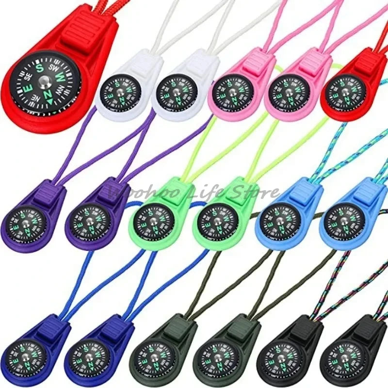 Mini Tactical Compass Keychain Outdoor Survival Tool for Camping Hiking Adventure - Pocket Navigator for Hunting & Climbing
