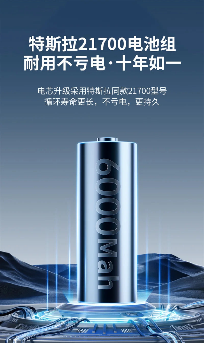 Kitchen Air Conditioner New Wall-mounted Cooling Fan Strong Wind Charging Fan Home Remote Control