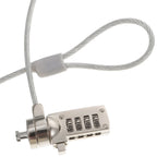 Laptop Locking Cable Steel Wire 1.8m Zinc Alloy Resettable Password Anti Theft Security Cable Lock for Laptop Monitor Tablet