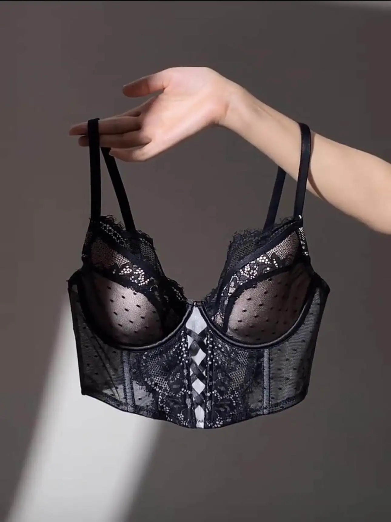 French Lace Push Up Lingerie Set Mulher Thin Underwire Bra Sheer Ruched Chemise Soft Petite Small Bust S-XL Hot Sale