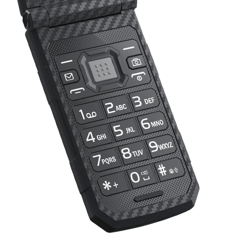 UNIWA X29 GSM Flip Phone 2.8 Inch Double Screen Dual SIM Big Font Big Button For Senior 2000mAh Wireless Radio  Russian Keyboard