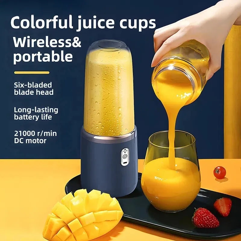 Double Cup Multifunction Usb Fruit Mixers Juicers Portable Electric Juicer Blender Fruit Juicer Cup Food Milkshake Main image