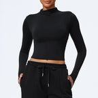 Hearuisavy Summer Women's Fitness Long Sleeved Shirt Lightweight Gym Workout Top Breathable Quick Drying Yoga Clothing Sportwear