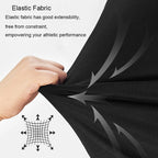Men's Compression T-Shirt 3-Pack Quick Dry Running Gym Short Sleeve Sport Tops Elastic Breathable Athletic Tees