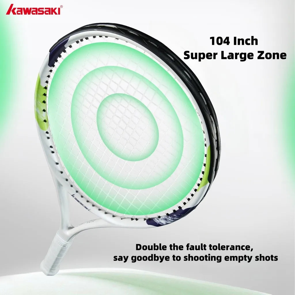 Kawasaki Light Tennis Rackets Set Carbon Composite Racquet Set KD1&PD1 Beginner Professional Shooting Men and Women Training Set Secondary image