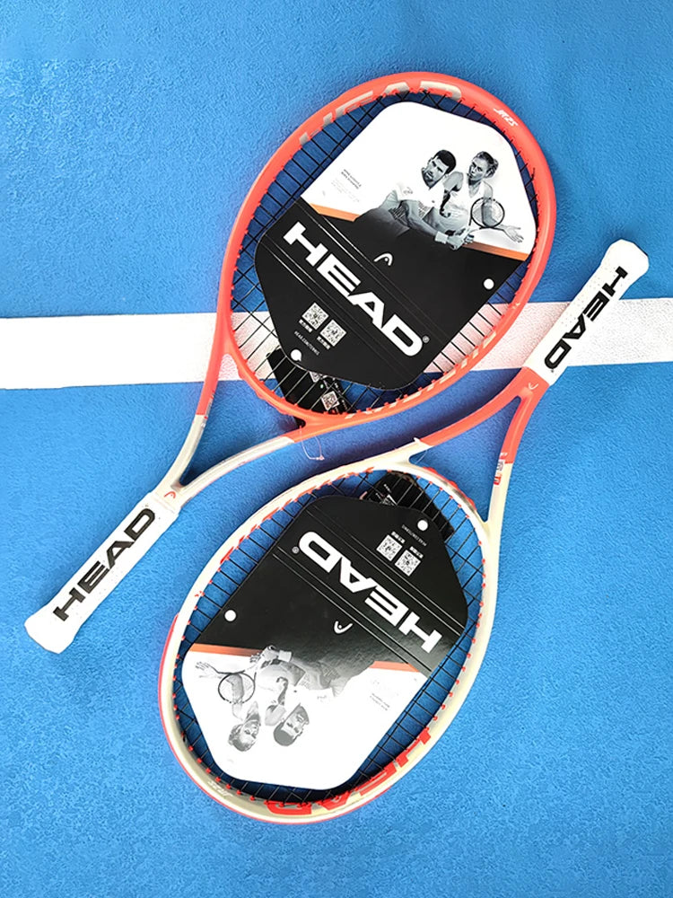 HEAD 2026 New Carbon Tennis Racket for Men Women Tenis Raquete Blue