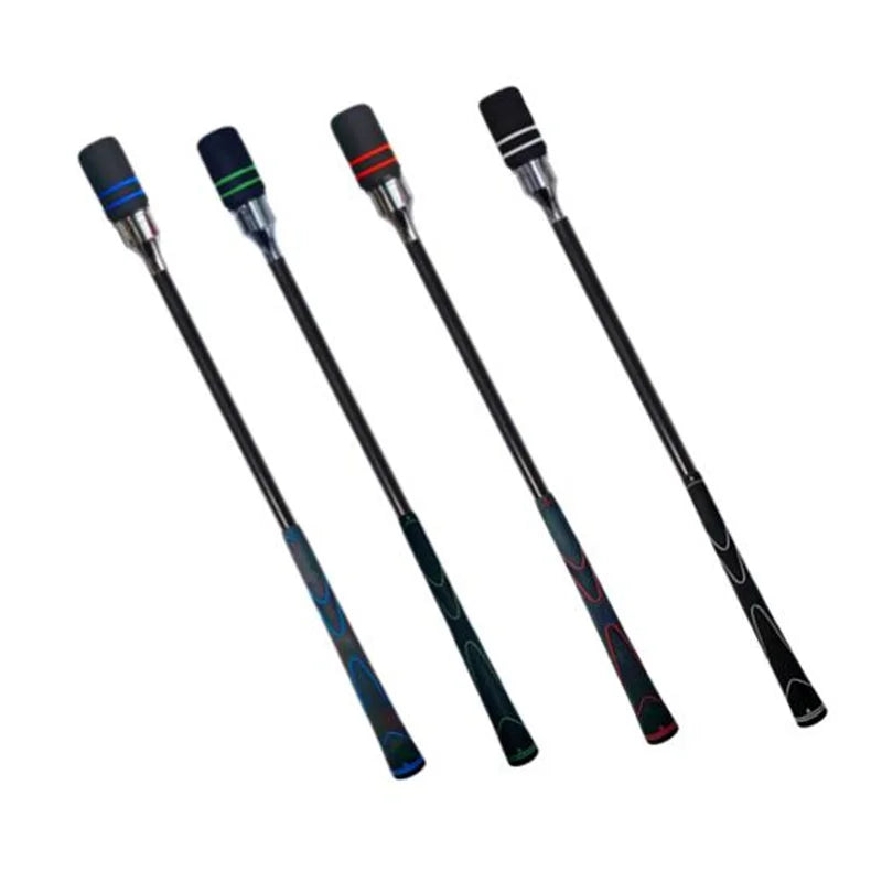 MO EYES Golf Swing Trainer Black Indoor and Outdoor Practice Stick Hand Grip HGB031
