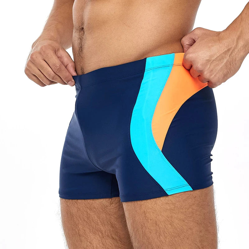 ESCATCH Mens Swimwear Maillot De Bain Boy Swim Suits Boxer Shorts Swim Trunks Men Swimsuit Surf Banadores