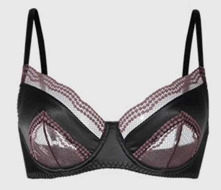 Sexy French Satin Lace Lingerie Set for Large Bust Ladies, Sheer Slim Chest, Summer Ultra-thin Small-cup Support Bra Set, S-XL