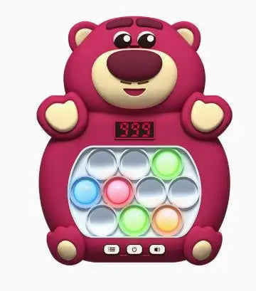 Lotso Game 3D Ground Mouse Challenge Stress Relieving Game Console Quick Push Game Pop Up Quick Push PuzzleToy Birthday Gift