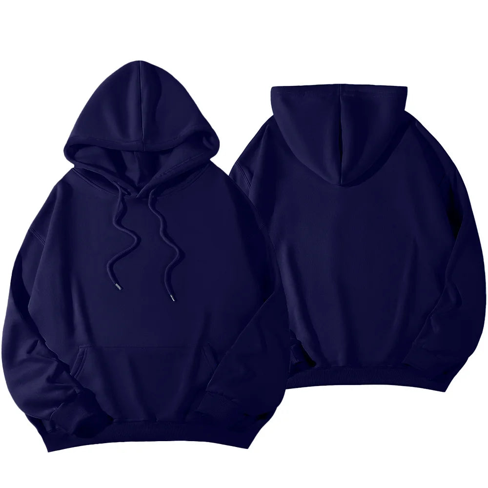 Women's Hoodies Pullover Spring Autumn Casual Hoodie 2026 Sweatshirts Solid Color Hoodies Oversize Black Sweatshirt Women Top