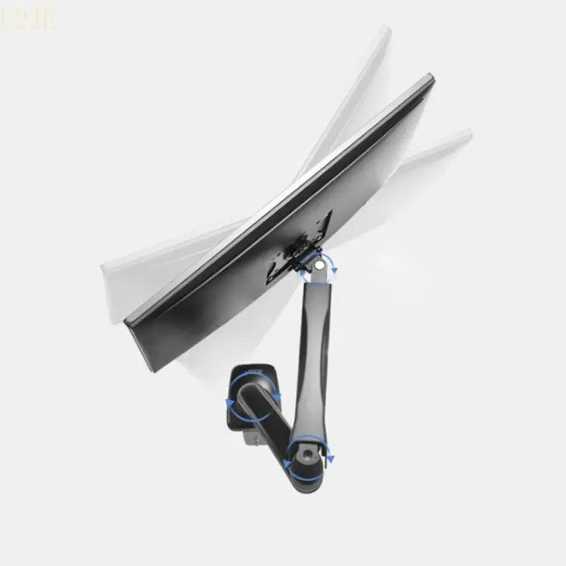 U2JE Single Stand Mount Heavy-Duty Fully Adjustable Desk Clamp Arms for Computer Screens Fits Most 13-27'' Monitors