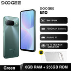 World Premiere DOOGEE B10 Smartphone 7600mAh Battery 6GB 256GB 6.6'' Display 64MP AI Camera Gemini AI Android 16 Mobile Phone