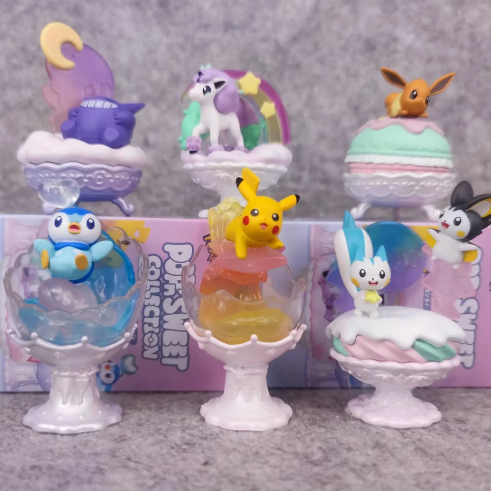 Pokemon Starry Sky Pikachu Mystery Box Eevee Blind Box Anime Figures Snorlax Surprise Gift Colletions Toy