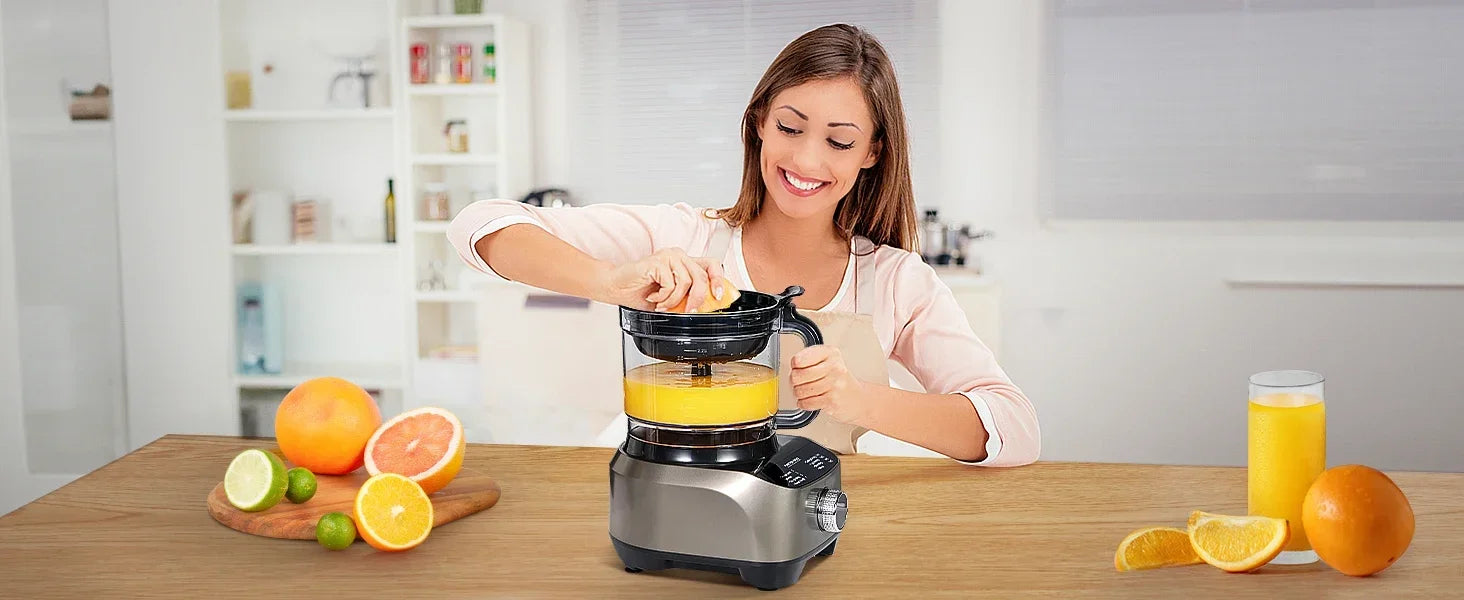 Food Processor, 11-in-1 Multifunctional Kitchen Machine with 2.5L Bowl & 1.5L Blender
