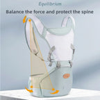 New 2 in 1 Baby Waist Stool Ergonomic Breathable Mesh Baby Carrier Detachable with Hip Seat Infant Baby Hipseat Baby Supplies