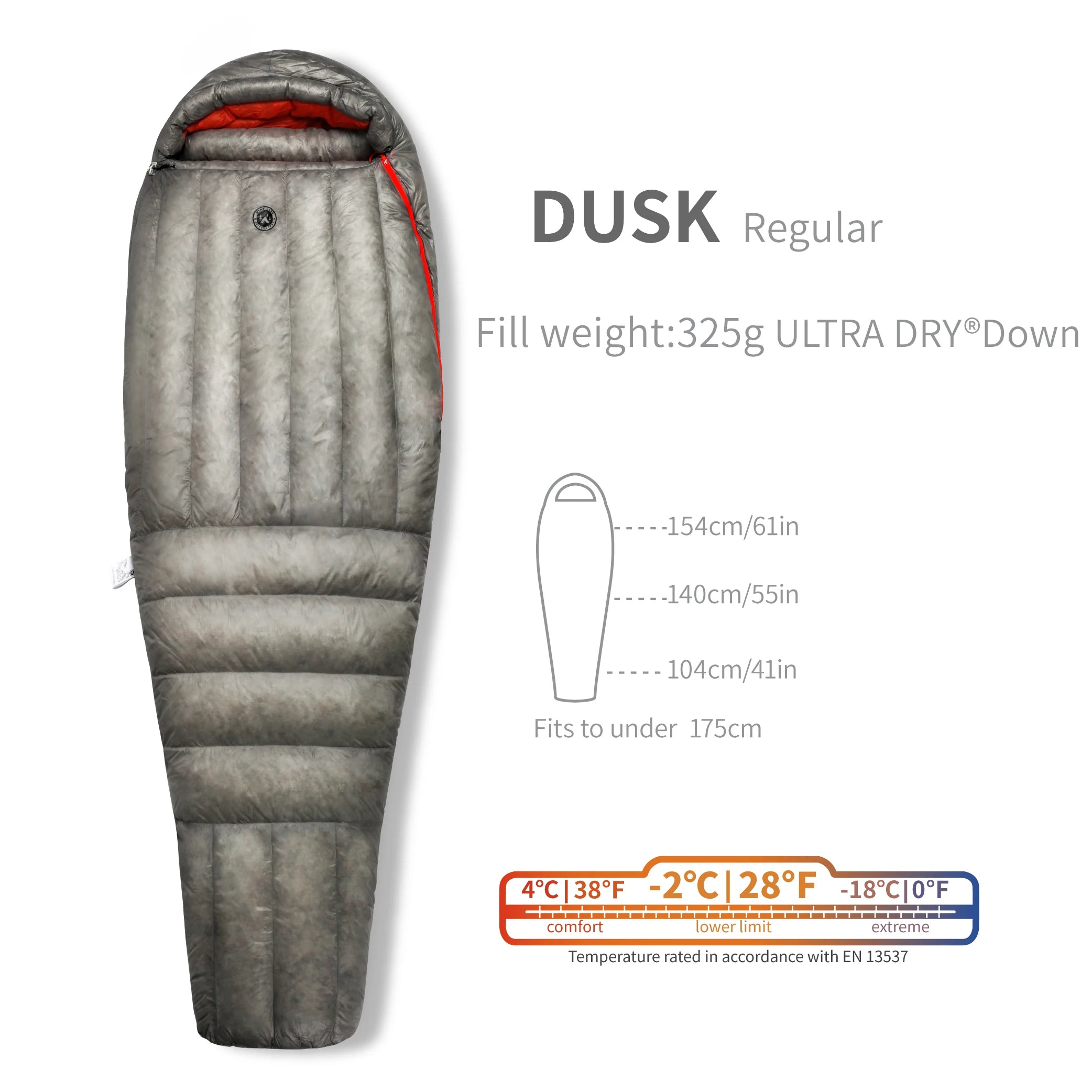 AEGISMAX Wind Hard Dusk Upgrade 7D Nylon DWR 800FP Ultra Dry Down Pro Ultralight Sleeping Bag Camping and Hiking for Men & Women