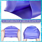 Swimming Cap Silicone Waterproof Swim Hat for Men Women Adult Kids Pool Caps Diving Swimming Equipment Elastic Caps 2025