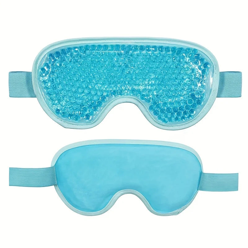 Reusable Hot Cold Gel Eye Mask, for Puffy Eyes, Headache, Sleep & Daily Eye Care, Flexible Comfort Compress