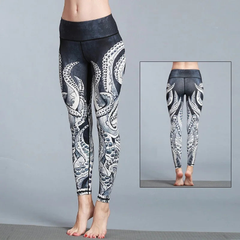 Cloud Hide Yoga Pants Long Sports Leggings Women Fitness Tights Girls High Waist Running Workout Trouser Plus Size Tummy Control