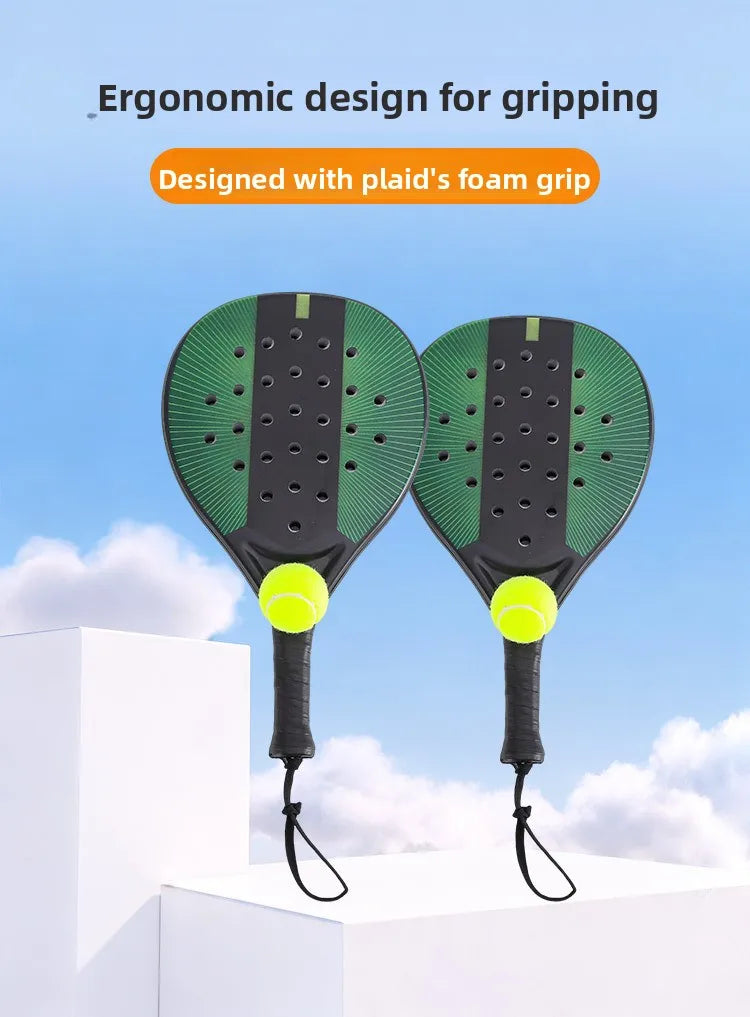 Padel Tennis Rackets beach tennis racketCarbon Fiber Lightweight Tennis Rackets Outdoor Sports Mens and Womens Glowing Racket
