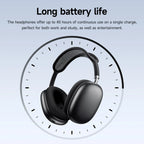 hoco Over the Ear Bluetoothe 5.4 Headphones Sports Wireless Earphone Headsets with Microphone for Phone Call Fabric Eartips