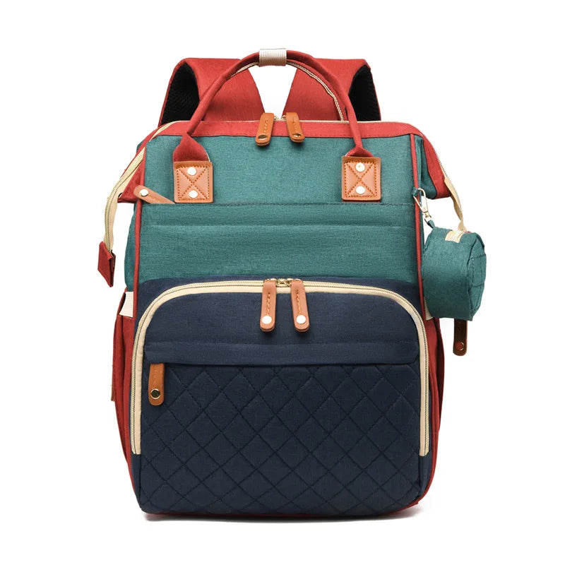 USB Mummy Bag Diaper Bag Baby Care Large Capacity Mom Backpack Mummy Maternity Wet Bags Waterproof Baby Pregnant Nappy Backpack