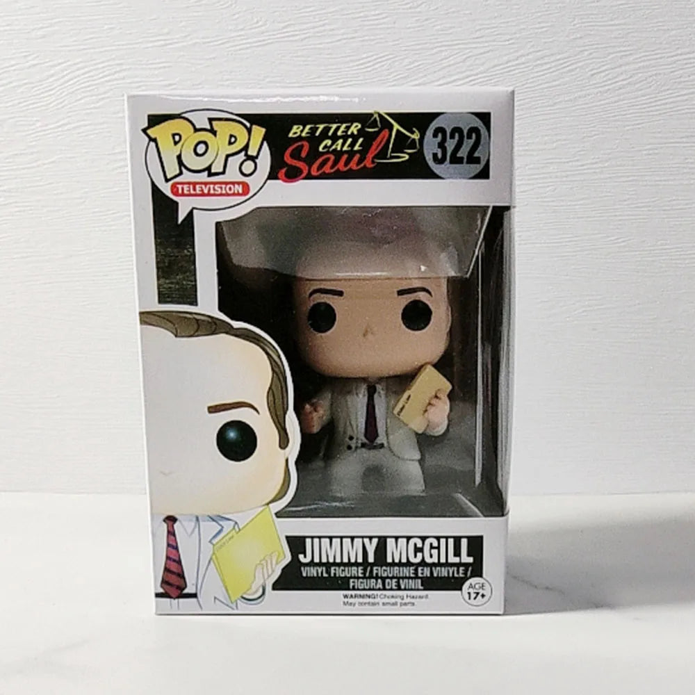 Television Better Call Saul funkos Jimmy Mcgill #322 pops Action Figure Toys Collection Dolls Gifts for Children Main image