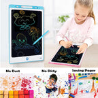 8.5/10/12IN LCD Writing Graphic Tablet for Kids 3-8Years, Reusable Magic Drawing Board with Stylus Erasable Doodle Pad Toy Gift