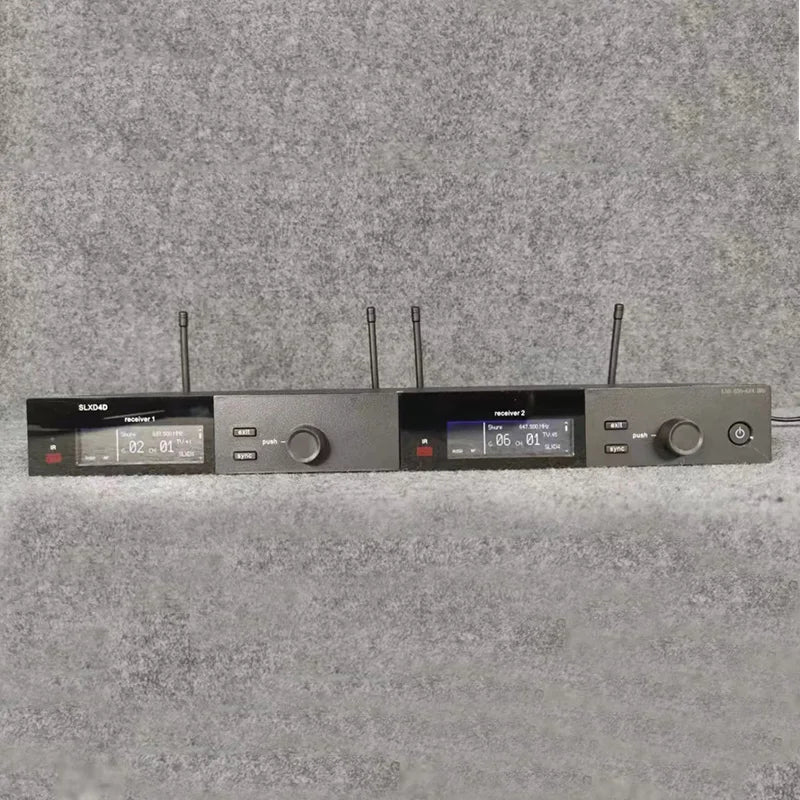 SLXD Microfone 500/600/800MHZ Wireless Microphone System 4pin Headset KSM8/Beta58 Professional Audio Equipment For Stage Karaoke
