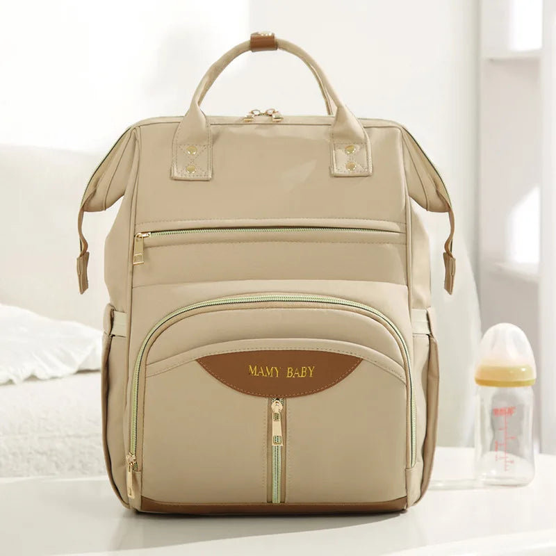 Fashion Mommy Backpack Large Capacity Diaper Bag Multifunctional Travel Baby Bag Maternity Backpack for Women Waterproof Main image