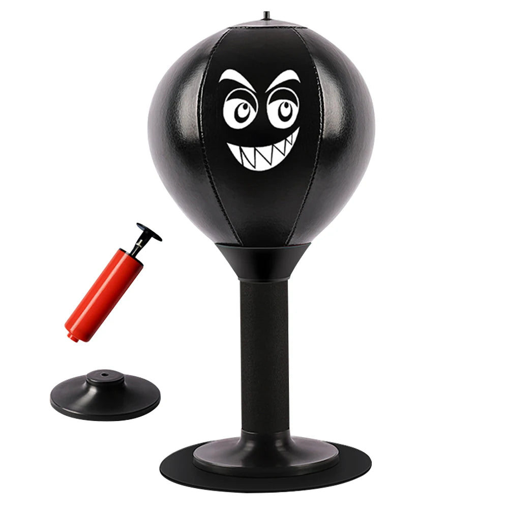 Desktop Punching Ball With Suction Cup Tabletop Boxing Punching Bag Tress Buster Desk Boxing Punch Ball Stress Release