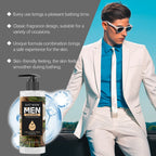 Men's Eucalyptus Coconut Body Wash Deep Cleansing Shower Gel Refreshing Scent Long Lasting Fragrance Oil Control 100ml