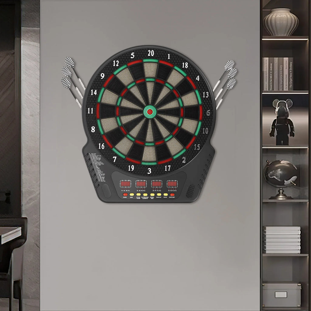 Electronic Dartboard with 6 Darts Dartboard Innovative Dart Machine with 27 game modes & 243 variants supports up to 16 players