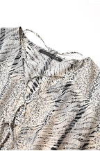Animal Fiber Fabric~ Casual Dress for Women, Ruffled Silk Dress, Designer Niche Silk Long Dress, New Women's Fashion