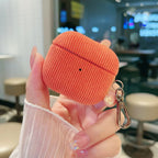 Winter Matte Corduroy Fabric Hook Earphone Case For Apple Airpods 1 2 3 4 Pro 3 2 Wireless Bluetooth Earphone Anti Scratch Cover