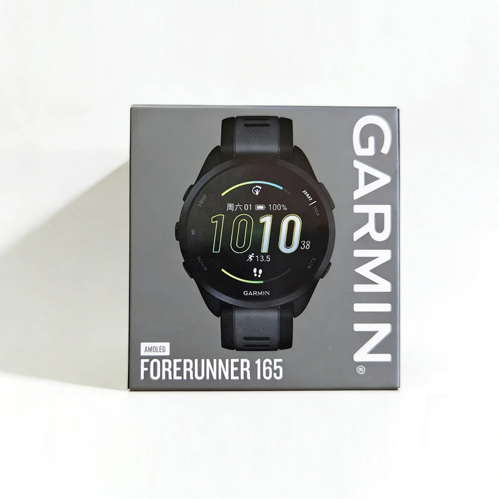 Garmin Forerunner 165 Smartwatch 1.2inches Colorful AMOLED Display GPS Metrics and Recovery Insights Monitoring Fitness Tracker Secondary image
