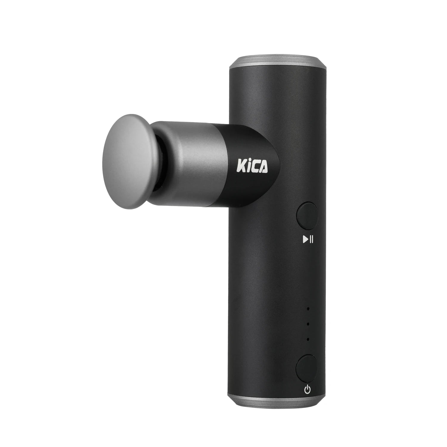 KiCA Mini 2 Fascia Gun 4 Gear Aluminum Portable 3000rpm Deep High Speed 3 Massage Heads Gun for Sport, 195g