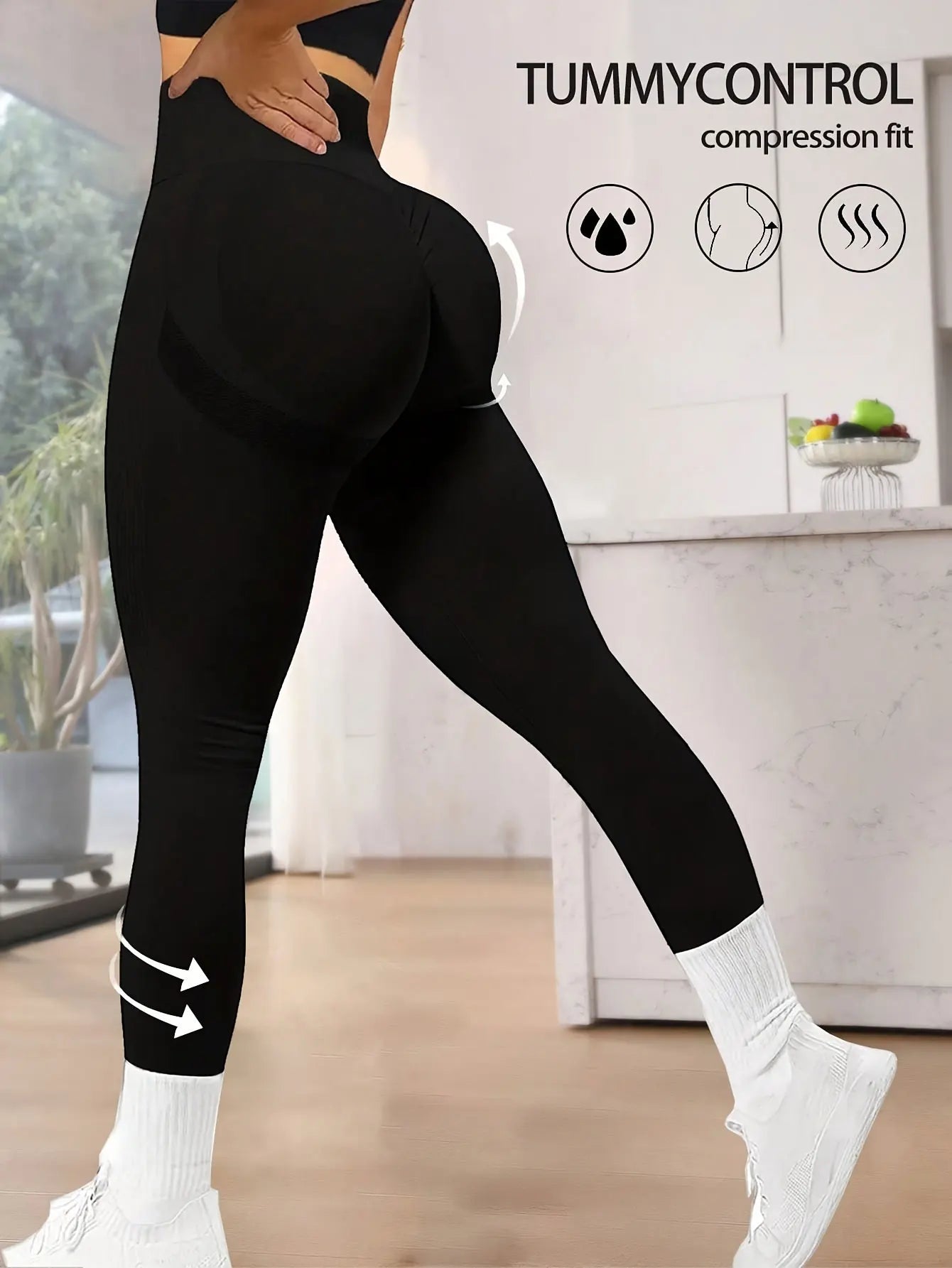 CZGUKE 2-piece women's tie dye pants sports leggings seamless high waisted push ups women's fitness and exercise clothes