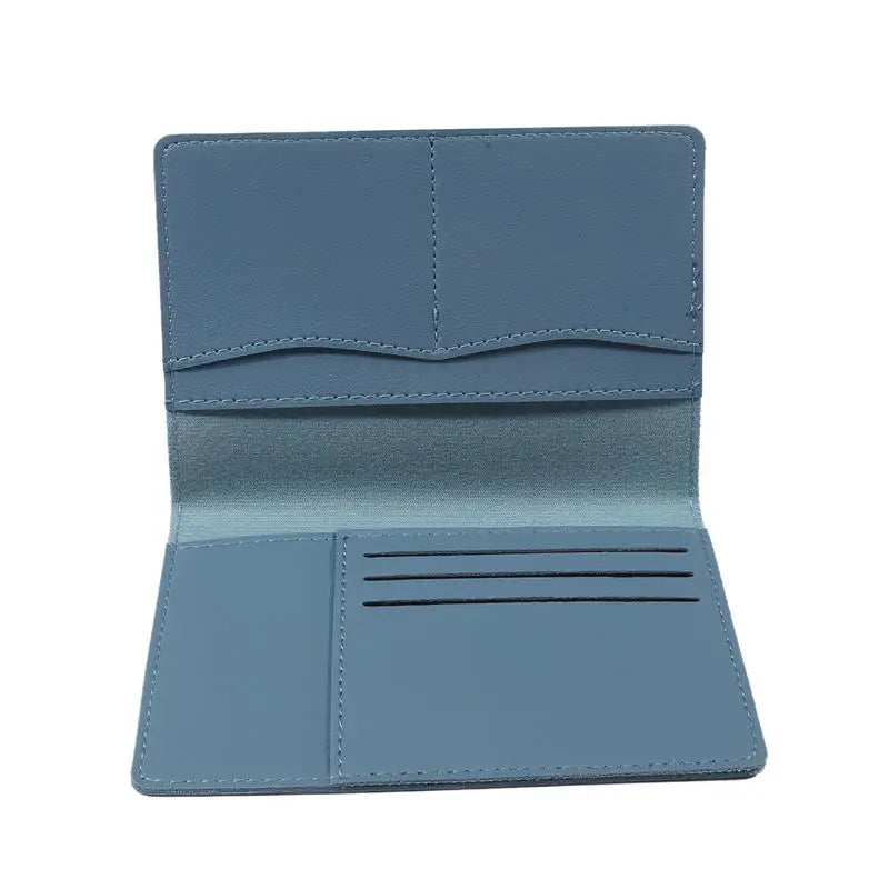 Multifunctional Document Passport Holder Protection Set Pu Leather Passport Clip Holder Travel Wallet Card Holder